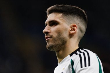 Ruben Vinagre, UEFA Konferans Ligi 'nde Chelsea FC ile Legia Warszawa (Maciej Rogowski) arasındaki çeyrek final maçında görüldü.)