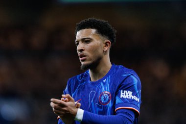 Jadon Sancho, UEFA Konferans Ligi 'nde Chelsea FC ile Legia Warszawa (Maciej Rogowski) arasındaki çeyrek final maçında görüldü.)