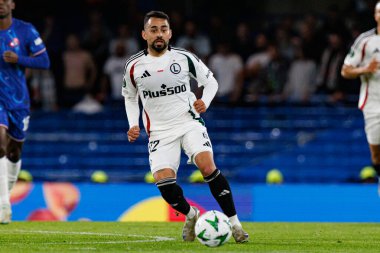 Luquinhas, UEFA Konferans Ligi 'nde Chelsea FC ile Legia Warszawa (Maciej Rogowski) arasında oynanan çeyrek final maçını izledi.)