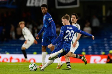 Cole Palmer UEFA Konferans Ligi 'nde Chelsea FC ile Legia Warszawa arasındaki çeyrek final maçında görüldü (Maciej Rogowski)
