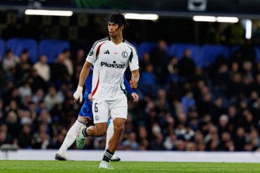 Maximillian Oyedele UEFA Konferans Ligi sırasında Chelsea FC ile Legia Warszawa (Maciej Rogowski)