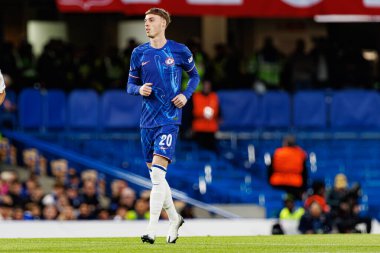 Cole Palmer UEFA Konferans Ligi 'nde Chelsea FC ile Legia Warszawa arasındaki çeyrek final maçında görüldü (Maciej Rogowski)