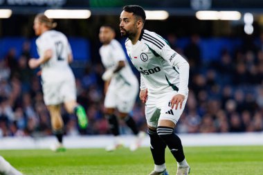 Luquinhas, UEFA Konferans Ligi 'nde Chelsea FC ile Legia Warszawa (Maciej Rogowski) arasında oynanan çeyrek final maçını izledi.)