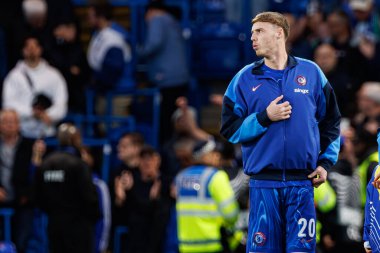 Cole Palmer UEFA Konferans Ligi 'nde Chelsea FC ile Legia Warszawa arasındaki çeyrek final maçında görüldü (Maciej Rogowski)