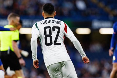 Luquinhas, UEFA Konferans Ligi 'nde Chelsea FC ile Legia Warszawa (Maciej Rogowski) arasında oynanan çeyrek final maçını izledi.)