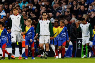Claude Goncalf, UEFA Konferans Ligi 'nde Chelsea FC ile Legia Warszawa (Maciej Rogowski) arasındaki çeyrek final maçında görüldü.)