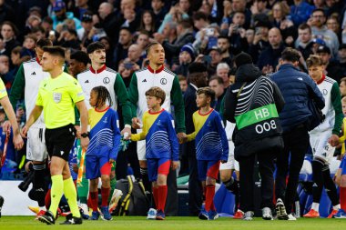 Steven Kapuadi UEFA Konferans Ligi 'nde Chelsea FC ile Legia Warszawa (Maciej Rogowski) arasındaki çeyrek final maçında görüldü.)