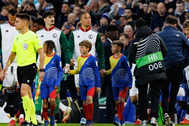 Steven Kapuadi UEFA Konferans Ligi 'nde Chelsea FC ile Legia Warszawa (Maciej Rogowski) arasındaki çeyrek final maçında görüldü.)