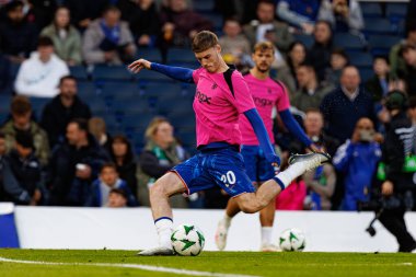 Cole Palmer UEFA Konferans Ligi 'nde Chelsea FC ile Legia Warszawa arasındaki çeyrek final maçında görüldü (Maciej Rogowski)