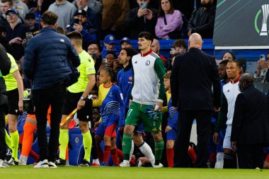 Vladan Kovaceviç, UEFA Konferans Ligi 'nde Chelsea FC ile Legia Warszawa (Maciej Rogowski) arasındaki çeyrek final maçında görüldü.)