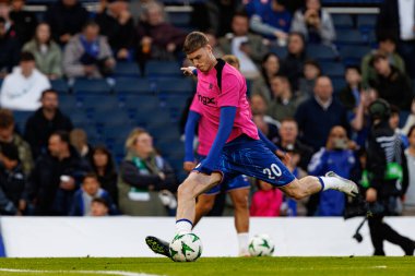 Cole Palmer UEFA Konferans Ligi 'nde Chelsea FC ile Legia Warszawa arasındaki çeyrek final maçında görüldü (Maciej Rogowski)