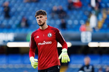 Kacper Tobiasz UEFA Konferans Ligi sırasında Chelsea FC ile Legia Warszawa (Maciej Rogowski)