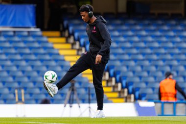 Samuel Rak-Sakyi UEFA Konferans Ligi 'nde Chelsea FC ile Legia Warszawa (Maciej Rogowski) arasındaki çeyrek final maçında görüldü.)