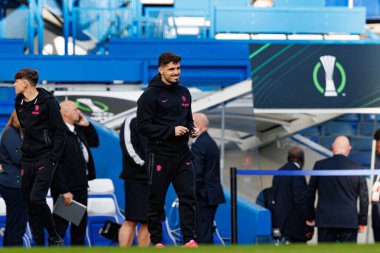 Pedro Neto, UEFA Konferans Ligi 'nde Chelsea FC ile Legia Warszawa (Maciej Rogowski) arasındaki çeyrek final maçında görüldü.)