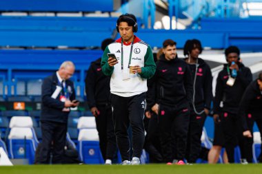 Ryoya Morishita UEFA Konferans Ligi 'nde Chelsea FC ile Legia Warszawa (Maciej Rogowski) arasındaki çeyrek final maçında görüldü.)