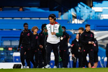 Ryoya Morishita UEFA Konferans Ligi 'nde Chelsea FC ile Legia Warszawa (Maciej Rogowski) arasındaki çeyrek final maçında görüldü.)