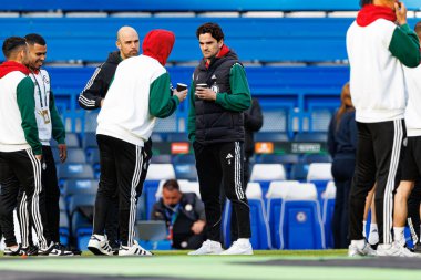 Claude Goncalf, UEFA Konferans Ligi 'nde Chelsea FC ile Legia Warszawa (Maciej Rogowski) arasındaki çeyrek final maçında görüldü.)