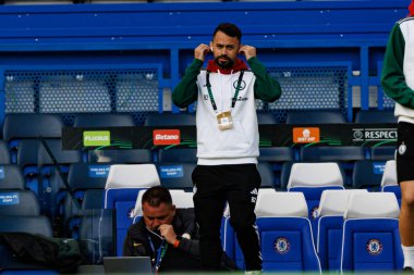 Luquinhas, UEFA Konferans Ligi 'nde Chelsea FC ile Legia Warszawa (Maciej Rogowski) arasında oynanan çeyrek final maçını izledi.)