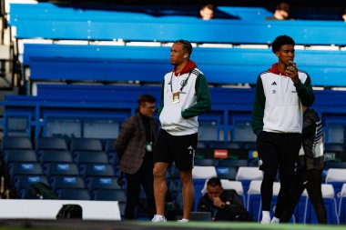 Steven Kapuadi UEFA Konferans Ligi 'nde Chelsea FC ile Legia Warszawa (Maciej Rogowski) arasındaki çeyrek final maçında görüldü.)