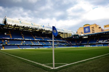 Stamford Bridge, UEFA Konferans Ligi 'nde Chelsea FC ve Legia Warszawa (Maciej Rogowski) arasındaki çeyrek final maçında görüldü.)