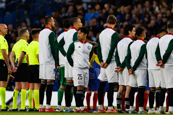 Ryoya Morishita UEFA Konferans Ligi 'nde Chelsea FC ile Legia Warszawa (Maciej Rogowski) arasındaki çeyrek final maçında görüldü.)