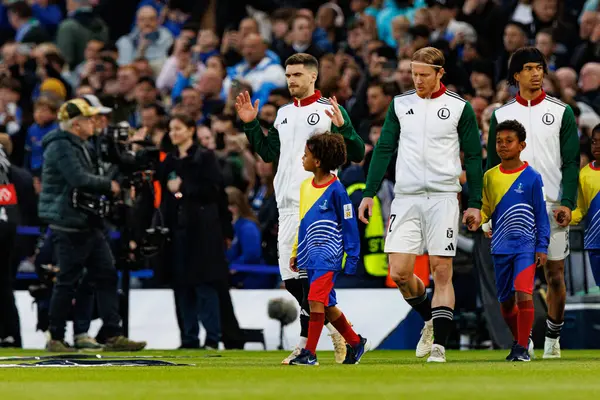 Ruben Vinagre, UEFA Konferans Ligi 'nde Chelsea FC ile Legia Warszawa (Maciej Rogowski) arasındaki çeyrek final maçında görüldü.)