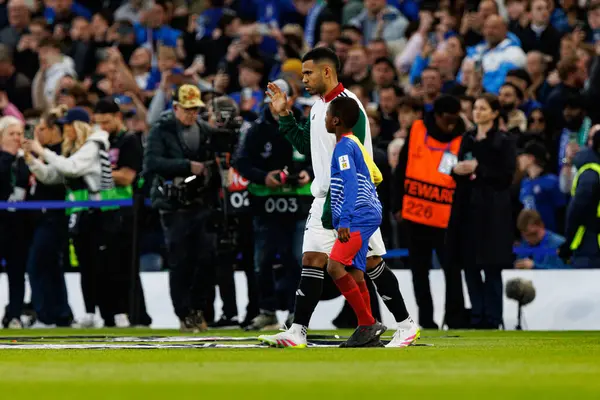 UEFA Konferans Ligi 'nde UEFA Konferansı sırasında Chelsea FC ve Legia Warszawa (Maciej Rogowski) arasında oynanan çeyrek final maçında Juergen Elitim, UEFA Konferans Ligi' nde Chelsea FC ile Legia Warsza arasında 24 / 25 ikinci ayak maçında görüldü.