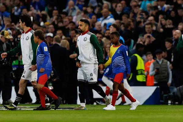 Luquinhas, UEFA Konferans Ligi 'nde Chelsea FC ile Legia Warszawa (Maciej Rogowski) arasında oynanan çeyrek final maçını izledi.)