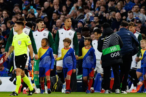 Steven Kapuadi UEFA Konferans Ligi 'nde Chelsea FC ile Legia Warszawa (Maciej Rogowski) arasındaki çeyrek final maçında görüldü.)