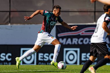 Amine Oudrhiri, Liga Portekiz maçı sırasında Estrela Amadora ve SC Farense takımları arasında Estadio Jose Gomes 'de görüldü (Maciej Rogowski)