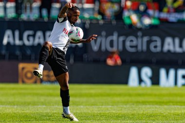 David Pastor, Liga Portekiz maçı sırasında Estrela Amadora ve SC Farense takımları arasında Estadio Jose Gomes 'de (Maciej Rogowski)