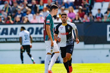 Rui Costa, Liga Portekiz maçında Estrela Amadora ve SC Farense takımları arasında attığı golün ardından Estadio Jose Gomes 'de (Maciej Rogowski)