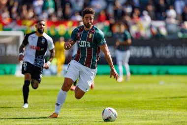 Rodrigo Pinho, Liga Portekiz maçı sırasında Estrela Amadora ve SC Farense takımları arasında Estadio Jose Gomes 'de (Maciej Rogowski)