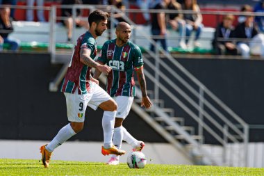 Liga Portekiz maçında Estrela Amadora ve SC Farense takımları arasında Estadio Jose Gomes 'de (Maciej Rogowski)