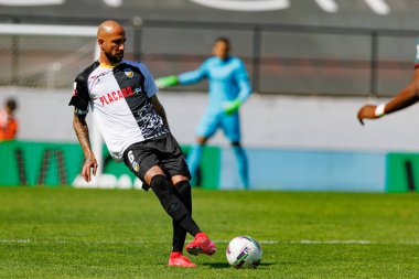 Angelo Neto, Liga Portekiz maçında Estrela Amadora ve SC Farense takımları arasında Estadio Jose Gomes 'de (Maciej Rogowski)