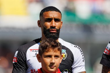 Derick Poloni, Liga Portekiz maçı sırasında Estrela Amadora ve SC Farense takımları arasında Estadio Jose Gomes 'de (Maciej Rogowski)