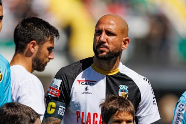 Angelo Neto, Liga Portekiz maçında Estrela Amadora ve SC Farense takımları arasında Estadio Jose Gomes 'de (Maciej Rogowski)