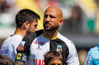 Angelo Neto, Liga Portekiz maçında Estrela Amadora ve SC Farense takımları arasında Estadio Jose Gomes 'de (Maciej Rogowski)