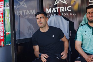 Antonio Jose Marreco Gouveia, Liga Portekiz maçı sırasında Estrela Amadora ve SC Farense takımları arasında Estadio Jose Gomes 'de (Maciej Rogowski)