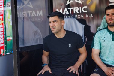 Antonio Jose Marreco Gouveia, Liga Portekiz maçı sırasında Estrela Amadora ve SC Farense takımları arasında Estadio Jose Gomes 'de (Maciej Rogowski)