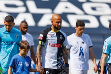 Angelo Neto, Liga Portekiz maçında Estrela Amadora ve SC Farense takımları arasında Estadio Jose Gomes 'de (Maciej Rogowski)