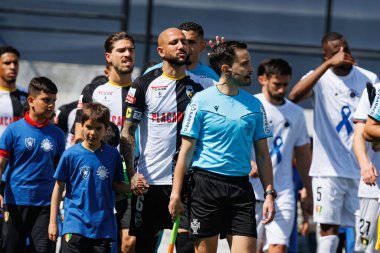 Angelo Neto, Liga Portekiz maçında Estrela Amadora ve SC Farense takımları arasında Estadio Jose Gomes 'de (Maciej Rogowski)