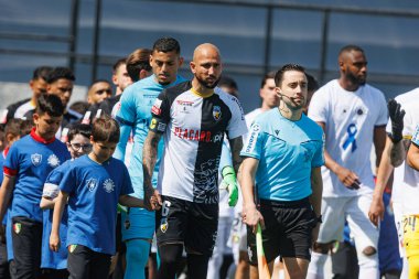 Angelo Neto, Liga Portekiz maçında Estrela Amadora ve SC Farense takımları arasında Estadio Jose Gomes 'de (Maciej Rogowski)
