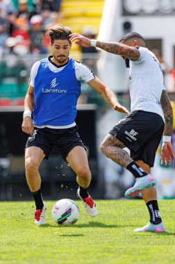Tomas Ribeiro, Liga Portekiz maçı sırasında Estrela Amadora ve SC Farense takımları arasında Estadio Jose Gomes 'de (Maciej Rogowski)