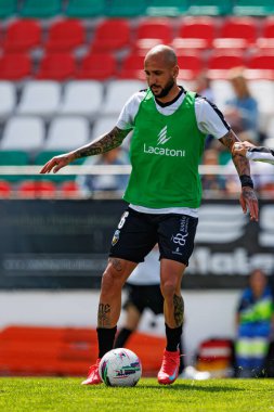 Angelo Neto, Liga Portekiz maçında Estrela Amadora ve SC Farense takımları arasında Estadio Jose Gomes 'de (Maciej Rogowski)