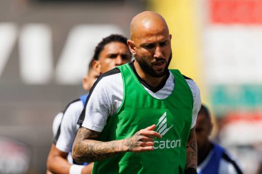 Angelo Neto, Liga Portekiz maçında Estrela Amadora ve SC Farense takımları arasında Estadio Jose Gomes 'de (Maciej Rogowski)