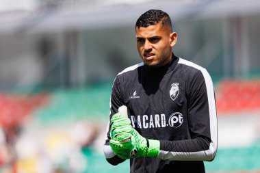 Kaique Pereira, Liga Portekiz maçı sırasında Estrela Amadora ve SC Farense takımları arasında Estadio Jose Gomes 'de (Maciej Rogowski)