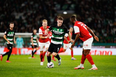 Viktor Gyokeres, Liga Portekiz maçı sırasında Estadio Jose Alvalade 'de (Maciej Rogowski) Sporting CP ve SC Braga takımları arasında görüldü.)