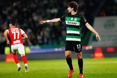 Francisco Trincao, Liga Portekiz maçı sırasında Estadio Jose Alvalade 'de (Maciej Rogowski)