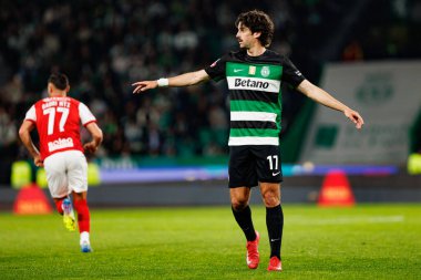 Francisco Trincao, Liga Portekiz maçı sırasında Estadio Jose Alvalade 'de (Maciej Rogowski)